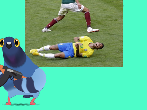 Penguin watch out for Neymar da Silva santos jr