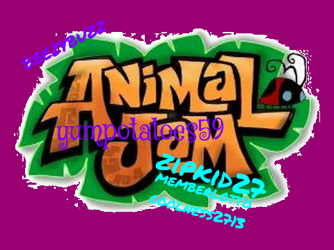 Put all Animal Jam usernames here! remix