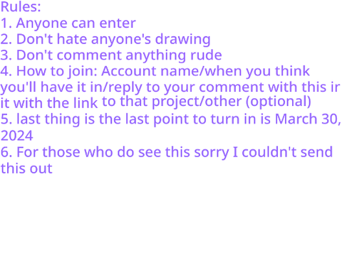 Art contest details 