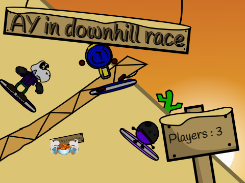 AY in downhill race (Remix 0 | Players 3)