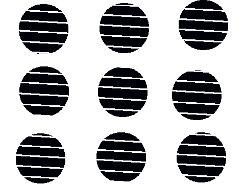 Spinning 3d balls