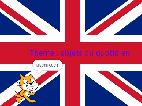 Apprends l'Anglais avec Scratch
