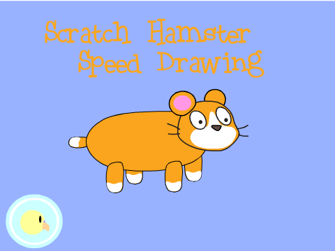 Scratch Hamster Speed Drawing