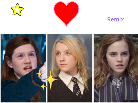 Hermione, Ginny or Luna! remix