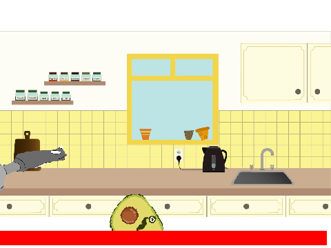 Avocado pong game :B