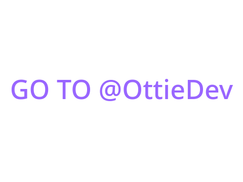 Moving Accounts to @OttieDev