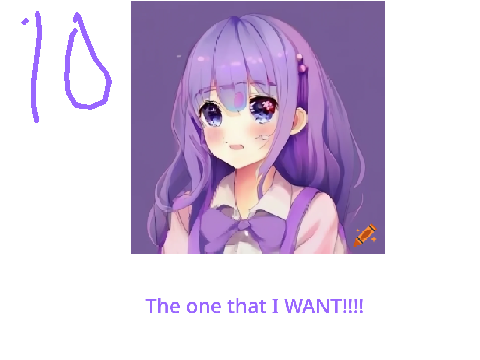 All purple kawaii girls!!