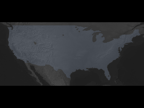 Map of Continental America in 1812