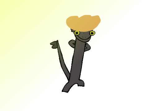 Toothless with hair
