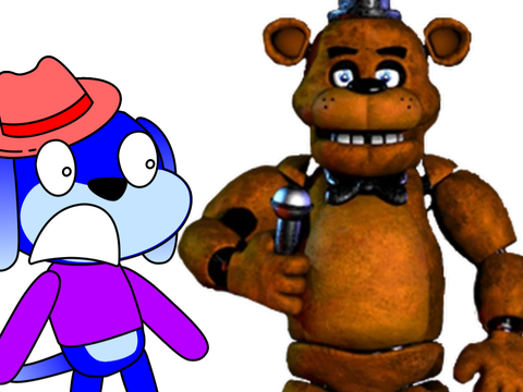the dog when Freddy Fazbear shows up (LOUD SOUND WARNING)