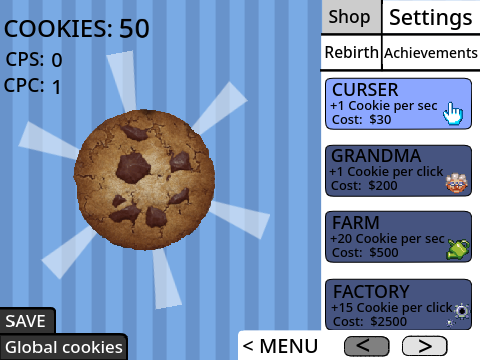 Cookie clicker remix