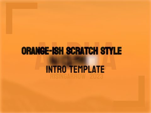 First try┃ Intro Template