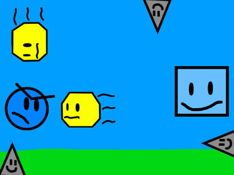 Blue Square VS Blue Circle 2