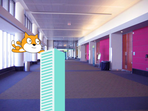 flying in the hallway