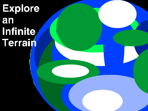 Explore a Infinite Terrain - VECTOR EDITION