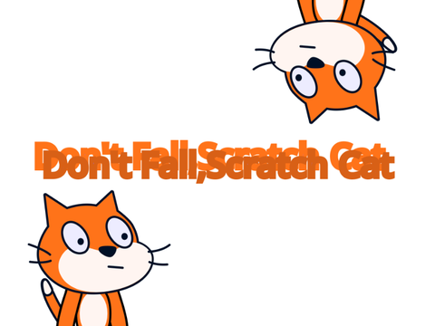 Don't Fall Scratch Cat.