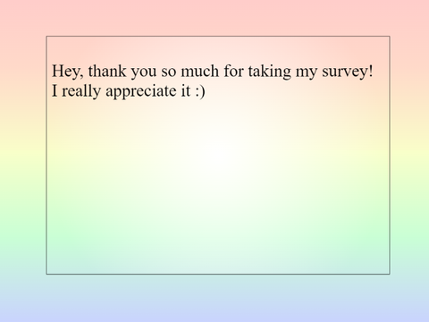 LGBTQ+ survey because I'm curious :) remix