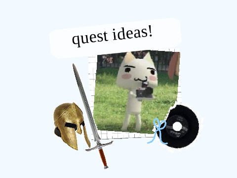 eternal paradox - quest ideas! ⋆.ೃ࿔*:･