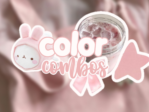 ︶︶︶︶ aes color combos ༉‧₊˚. 