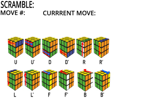 CUBE SCRAMBLE GENERATOR