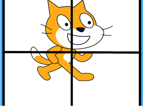 Scratch cat banging his head on a window