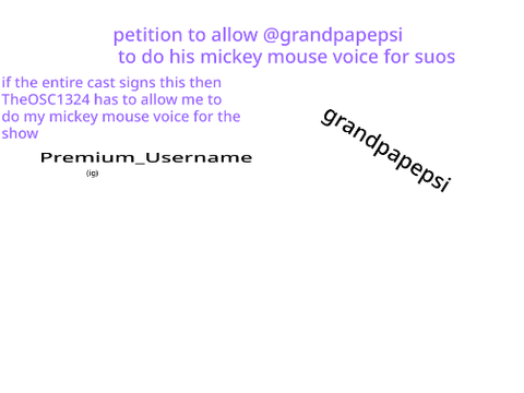 petition to allow @grandpapepsi to do his mickey mouse voice for suos remix