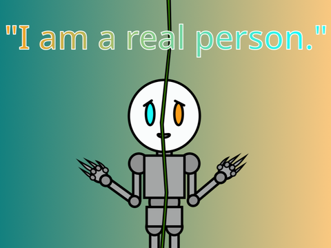 "I am a real person."