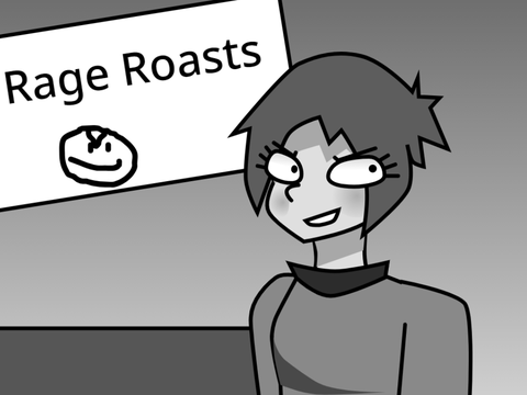 rage roast speed (Grayscale)