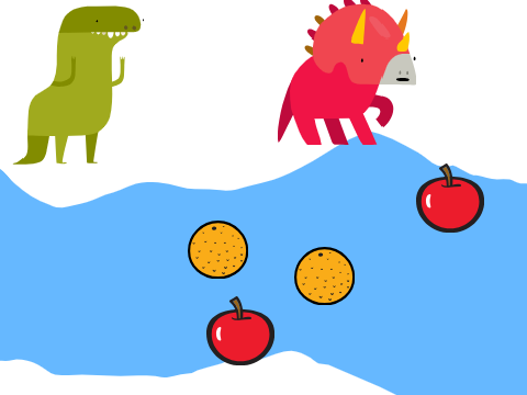 Apple orange catch. (Feat.dino)