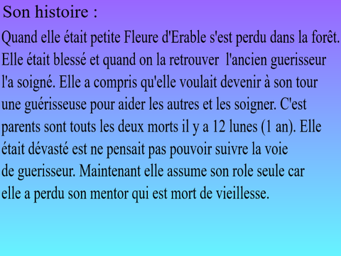 fiche Fleure d'Erable