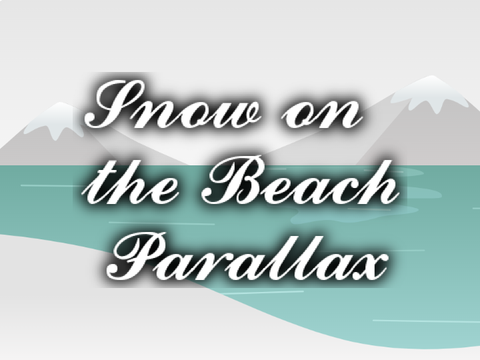 ~ Snow On The Beach Parallax ~