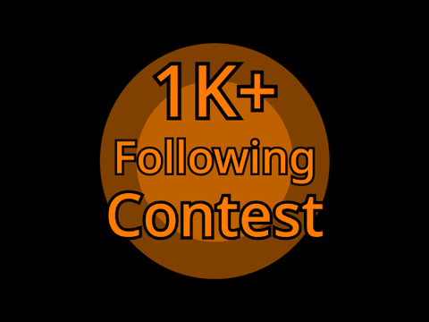 1K+ Following Contest