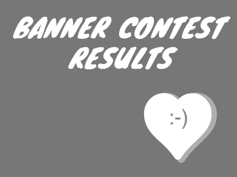 BANNER CONTEST RESULTS
