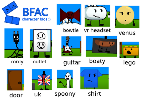 BFAC Character Bios :)