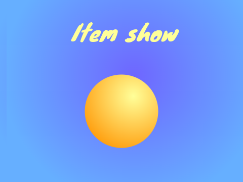 Item show