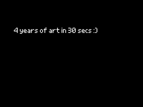 4 years of art / improvement meme