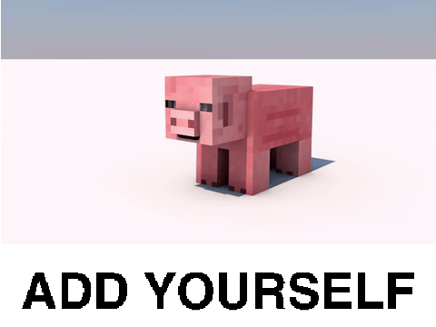 Add your majestic face on a pig