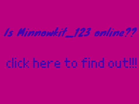Is Minnowkit_123 Online???