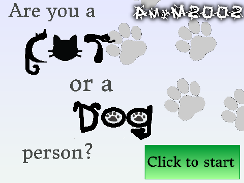 Are you a cat or a dog person? Quiz
