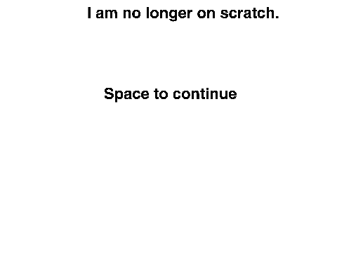 I am no longer here.