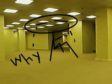 MR STICKMAN IN THE BACKROOMS!!!