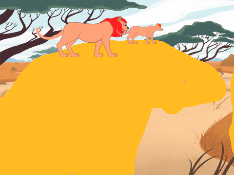 simba talking to kion