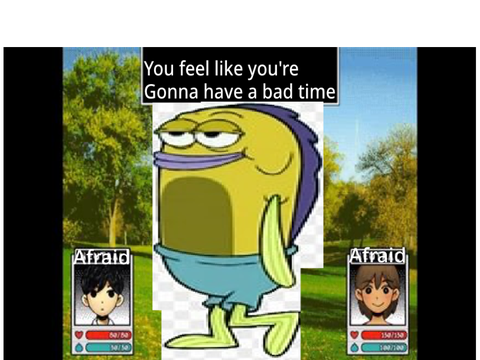 Omori battle meme template