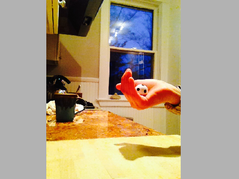 disappearing soccer ball (stop motion)