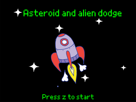 Asteroid/alien dodge