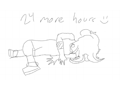 24 (almost 23) MORE HOURS!!!!