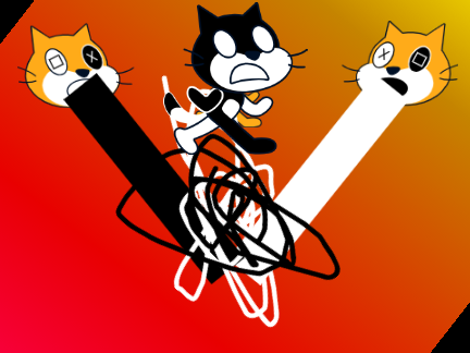the cattening( scratch cat at 3 am)