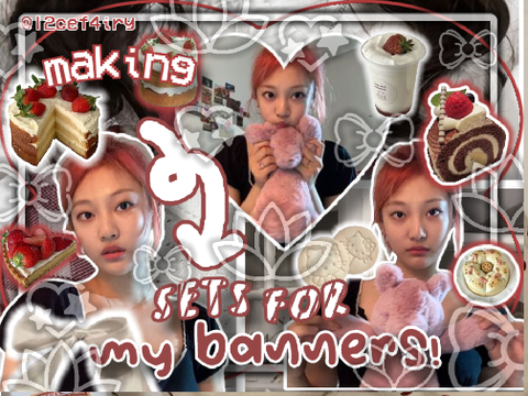ꔫ ‎ sets ( ˃ᴗ˂ )for  my bnnrs❕✨