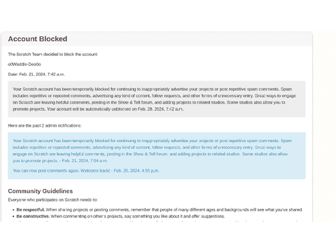 currently unbanned