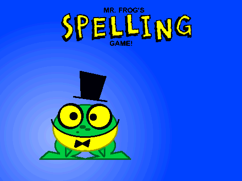 Mr. Frog's Spelling Game